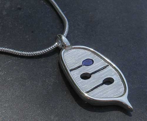 silver necklace