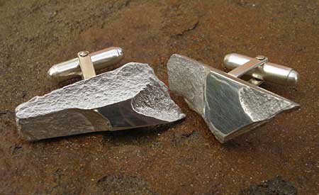 slate cufflinks