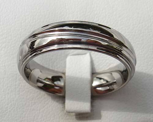 Affordable titanium wedding ring