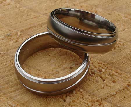 Affordable titanium wedding rings