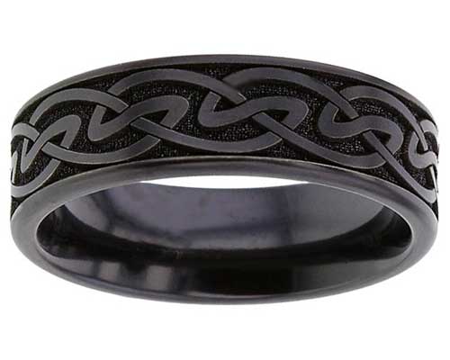 Alternative mens Celtic ring