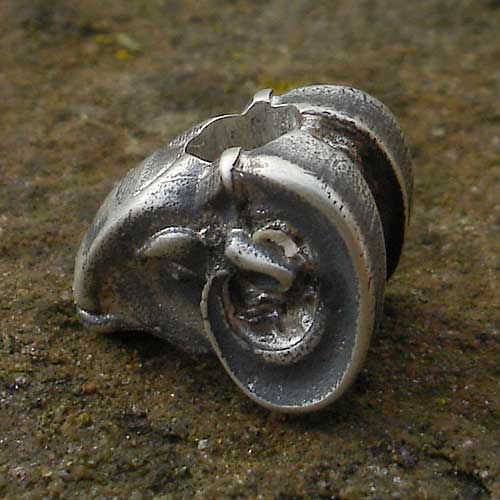Aries silver charm bead