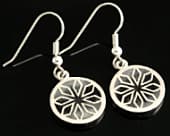 Beautiful circular celtic drop earrings