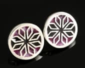 Beautiful enamelled celtic earrings