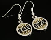 Beautiful round celtic drop earrings