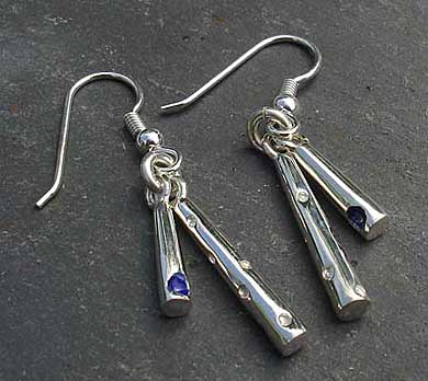 Contemporary Celtic earrings