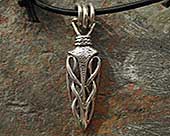 Celtic dagger necklace