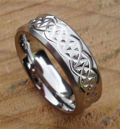 Titanium Celtic ring