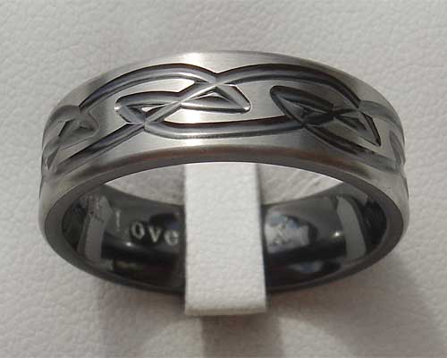 Size Z+3 Celtic Style Wedding Ring