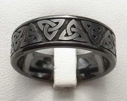 Mens Celtic wedding ring
