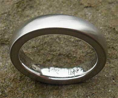 Chunky domed profile ring