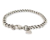 Chunky titanium curb chain bracelet