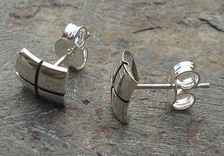 Contemporary Silver Earrings SALE