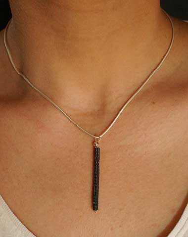 Designer beaded necklace