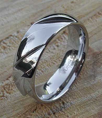 Size W Designer Wedding Ring