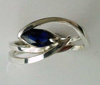 Gothic engagement ring