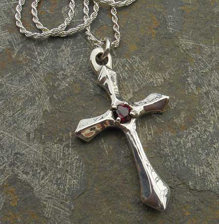 Gothic silver cross