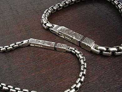 Handmade silver chain bracelets