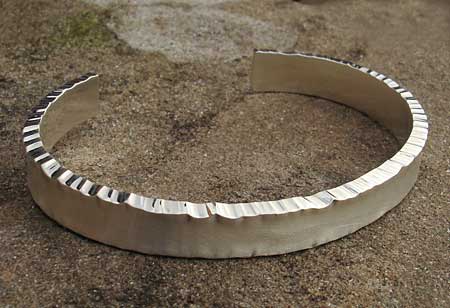 Mens Handmade Silver Cuff Bracelet | LOVE2HAVE in the UK!
