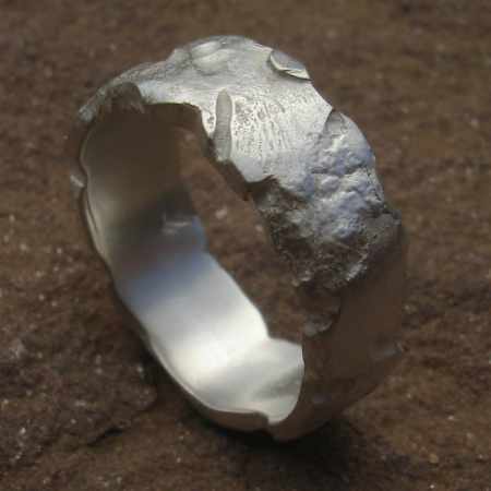 Handmade silver designer ring