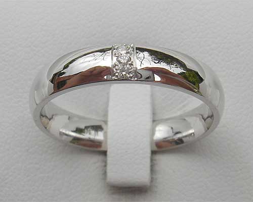 9ct White Gold Diamond Wedding Ring | LOVE2HAVE in the UK!