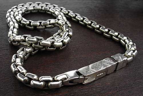 Mens Solid Silver Chain Necklace | SALE | LOVE2HAVE