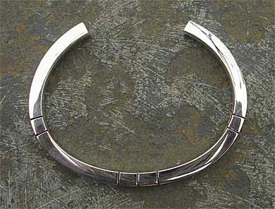 Mens Chunky Silver Designer Bracelet | LOVE2HAVE in the UK!
