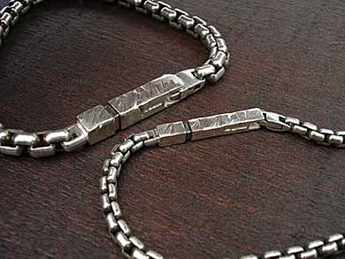 Mens silver chain bracelets