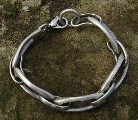 Mens Sterling Silver Link Bracelet | LOVE2HAVE in the UK!
