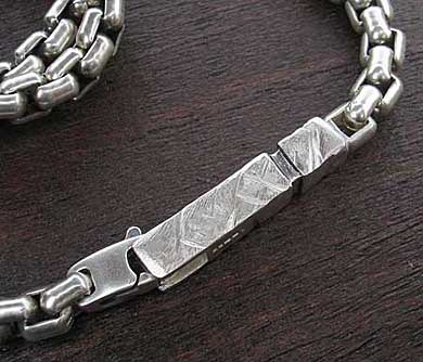 Mens solid sterling silver chain necklace