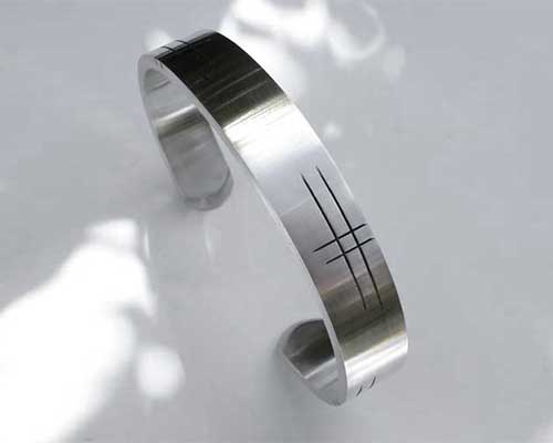Mens Solid Sterling Silver Cuff Bracelet | LOVE2HAVE UK!