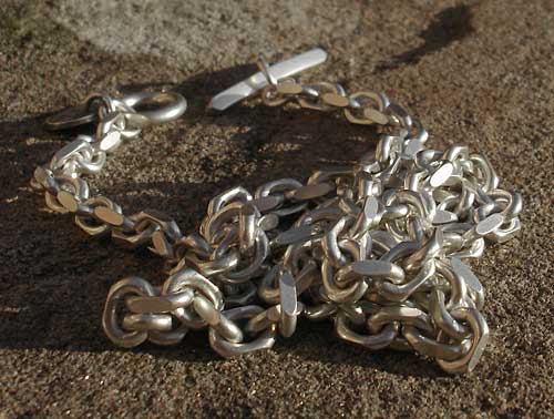 Mens sterling silver chain