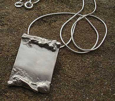 Men's sterling silver pendant