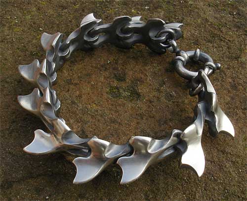 Mens Heavy Designer Silver Bracelet | LOVE2HAVE in the UK!