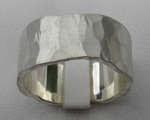 Size Z+1 Wide Mens Silver Wedding Ring | SALE | UK!