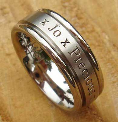 Personalised wedding ring