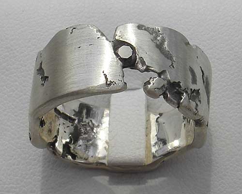 Unusual Black Diamond Engagement Ring | LOVE2HAVE UK!
