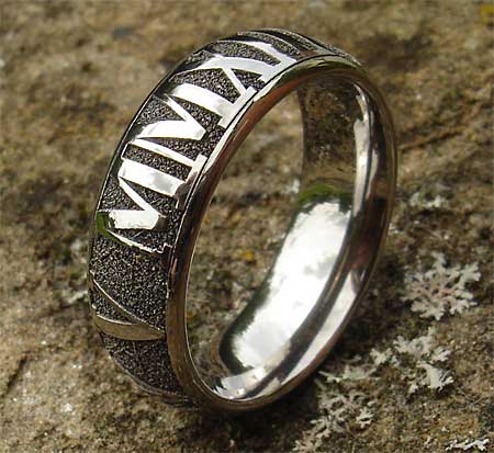 Roman numeral ring