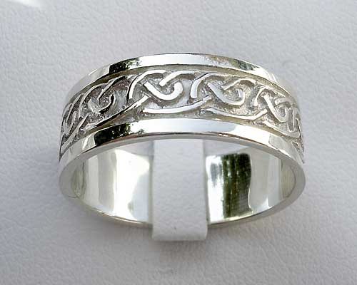 Scottish silver wedding ring