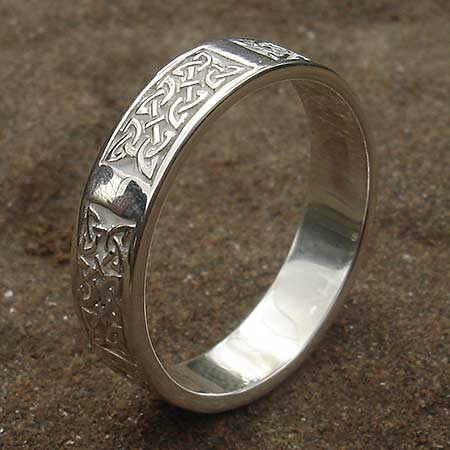 Scottish sterling silver Celtic ring