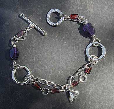 Silver Celtic bracelet for women