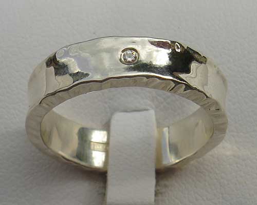 Size J Diamond Wedding Ring