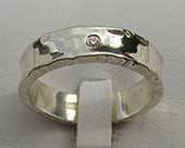 Size J Diamond Wedding Ring
