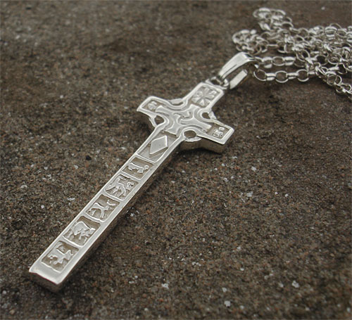 Irish Celtic cross necklace