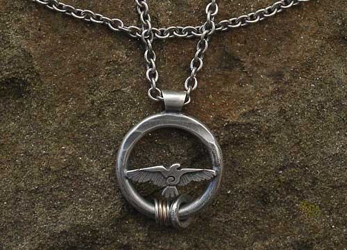 Silver necklace and chain for men
