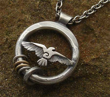 Silver necklace for men