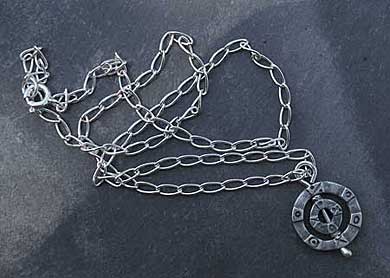 Silver Viking necklace