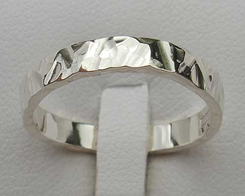Contemporary sterling silver ring