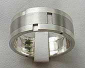 Size S Mens Steel Wedding Ring