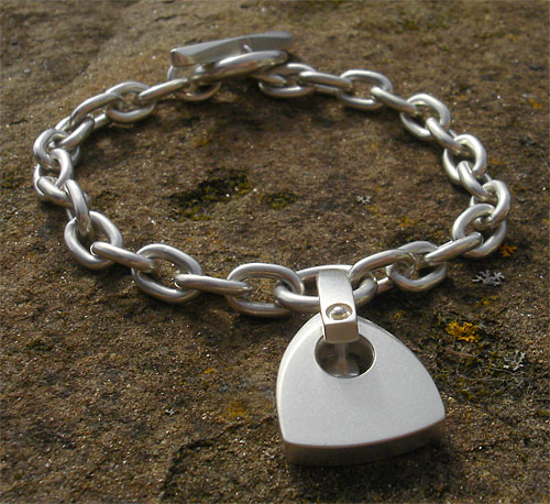 Sterling silver chain bracelet for women